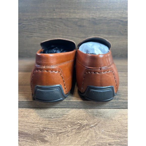 Anthony Veer Cleveland Driver Slip On Loafer Saddle Tan 14D NWB - Picture 5 of 10